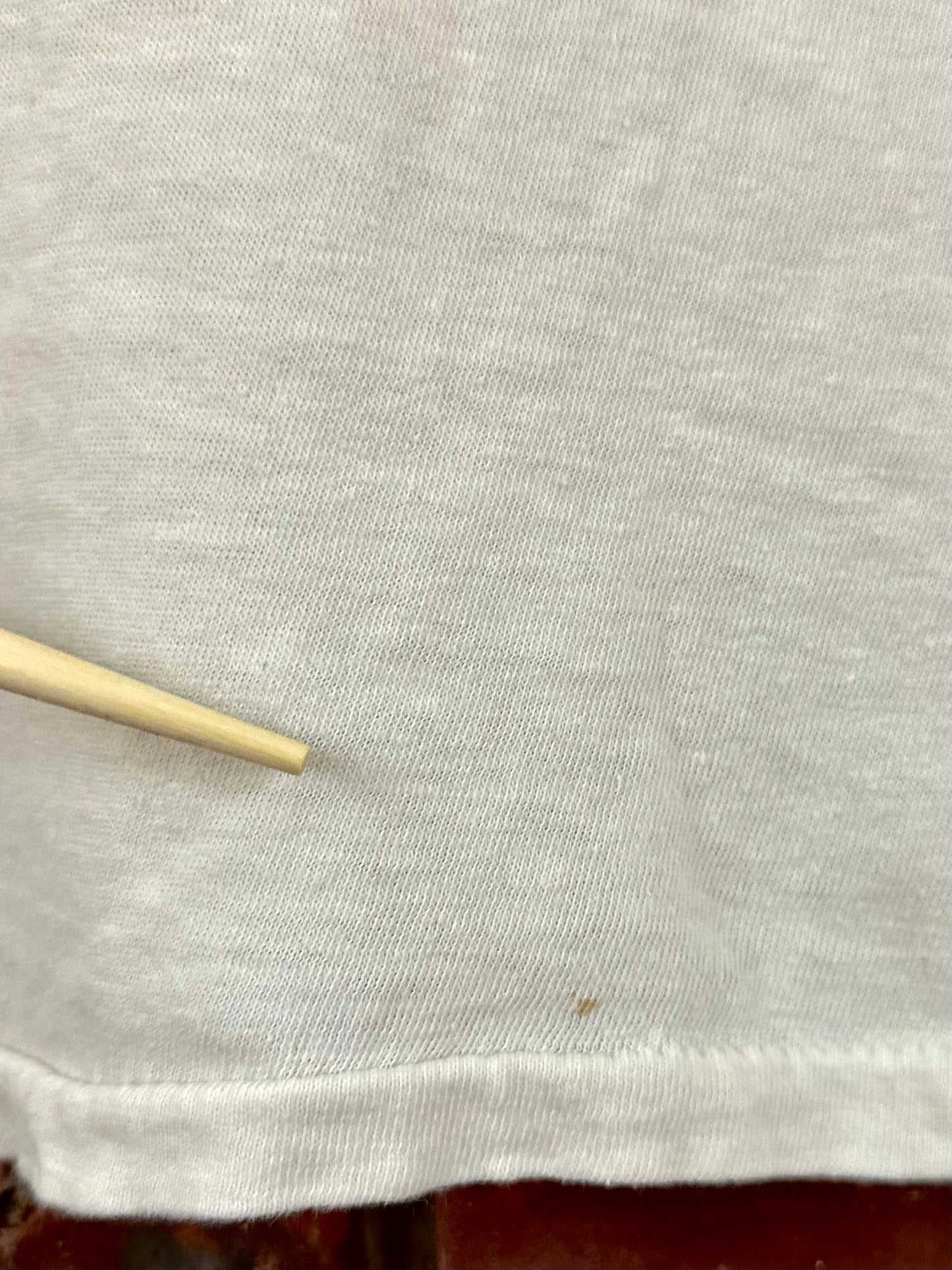 Vintage 70s 1970s OSSA Motorcycles Dealer T-Shirt Four Seasons Cycle Center Inc Birmingham Alabama Husqvarna Penton Hodaka White Sportswear Label Mens Extra Small XS 17.25x21