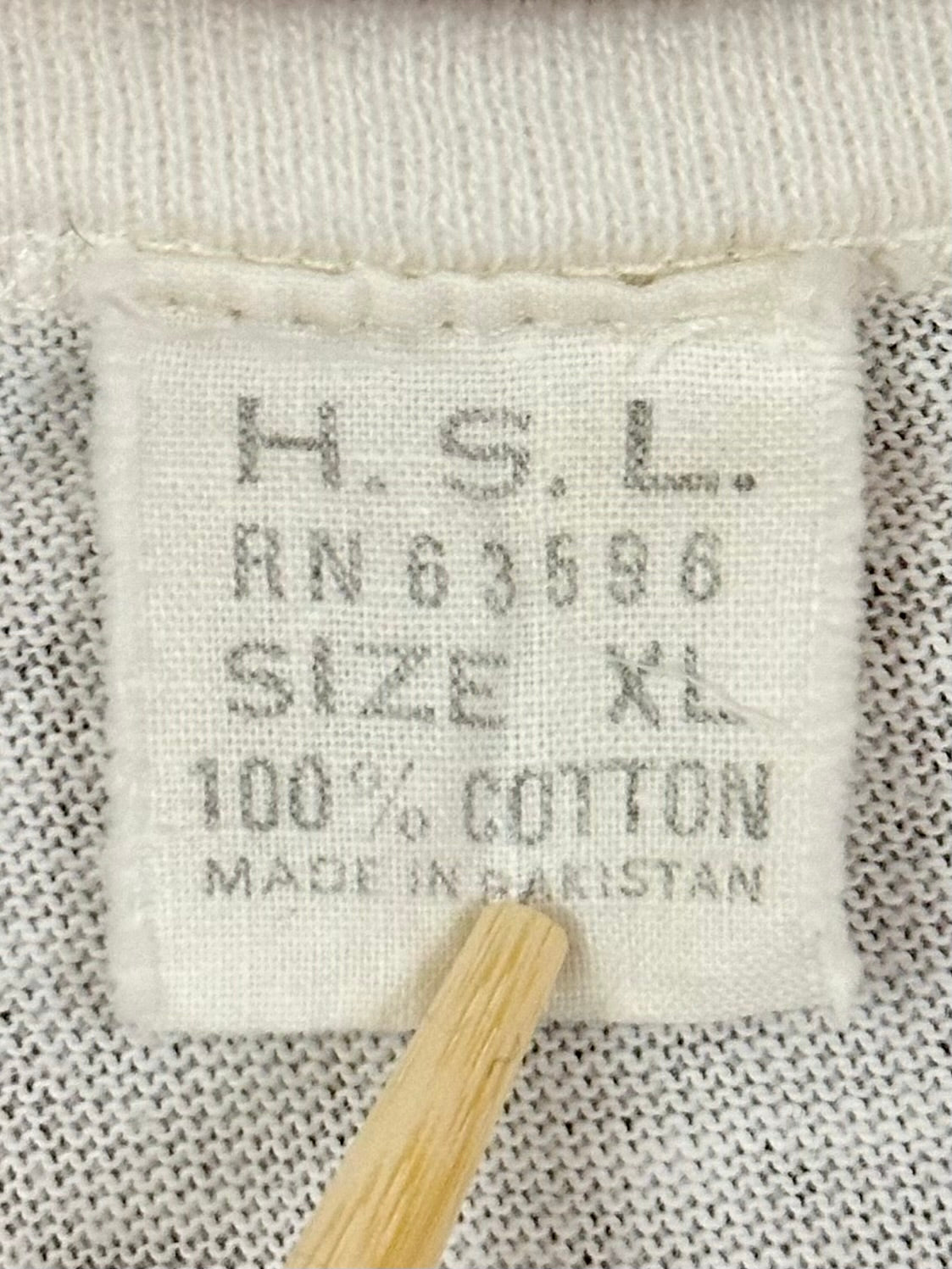 Vintage 80s 1980s 1985 KAWASAKI Motorcycles The Eliminator ZN900 Biker T-Shirt “I Rode The Eliminator” White Mens Medium M 20.25x26