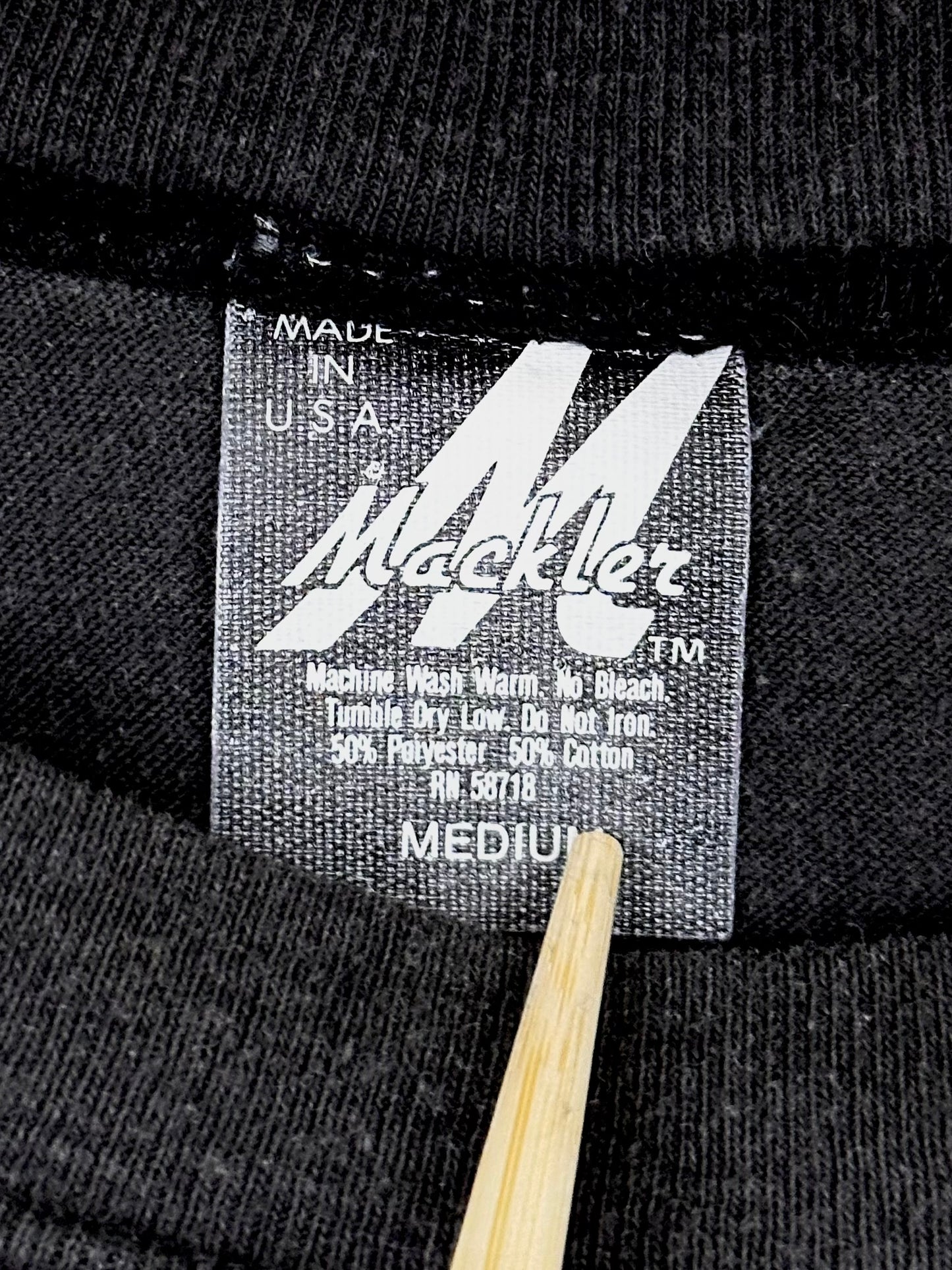 Vintage 80s 1980s 1985 MOTORHEAD 10th Anniversary World Tour Rock Concert T-Shirt Heavy Metal Faded Black Paper Thin Mackler Label Mens Small S 18.25x25”