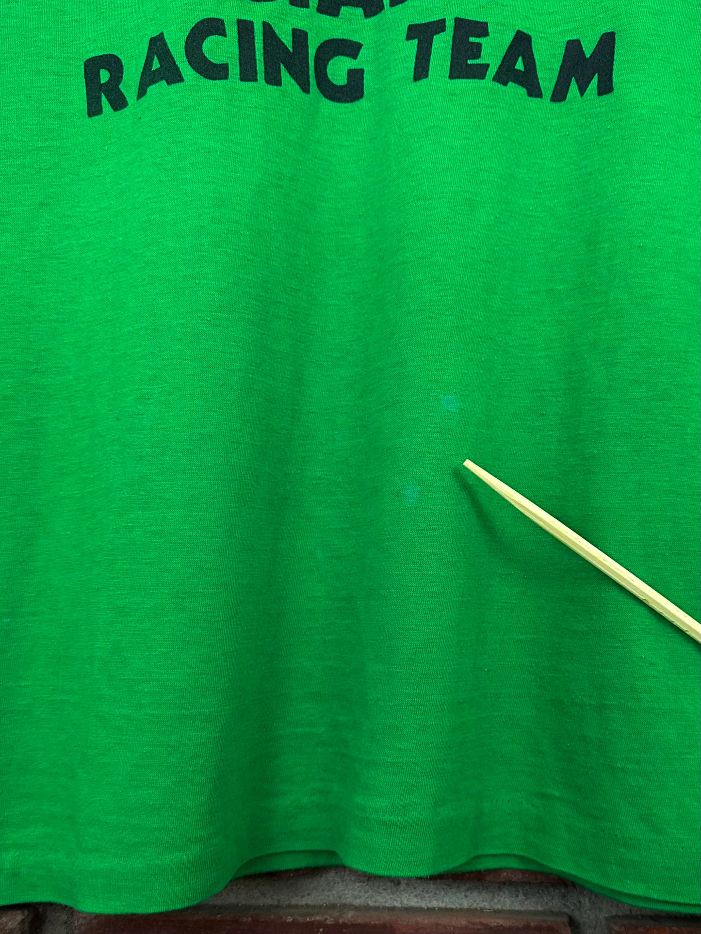 Vintage 70s 1970s JIMINY CRICKET G.A.S. Drag Racing Team T-Shirt Gasser Hot Rod Automotive Auto Green Hanes Mens Small S