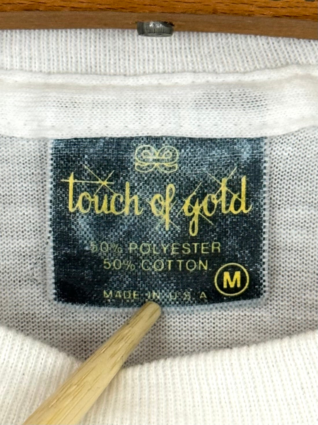 Vintage 70s 1970s SOLDER SEAL GUNK Automotive Degreaser T-Shirt Car Auto Mechanic White Touch of Gold Mens Small S