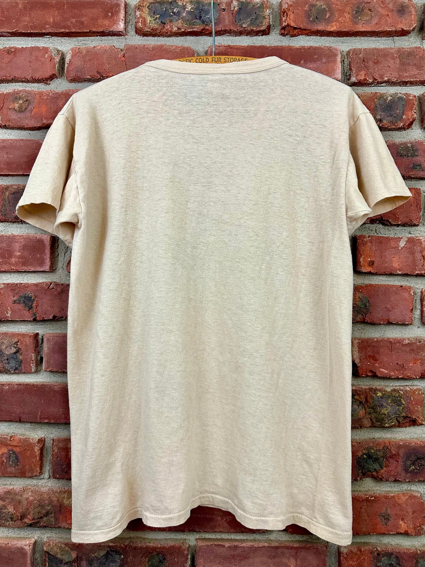 Vintage 70s 1970s DiMARZIO Electric Guitar Pickups T-Shirt Humbucker Super Distortion Evolution PAF Pro Musical Instruments Beige Mens Medium M