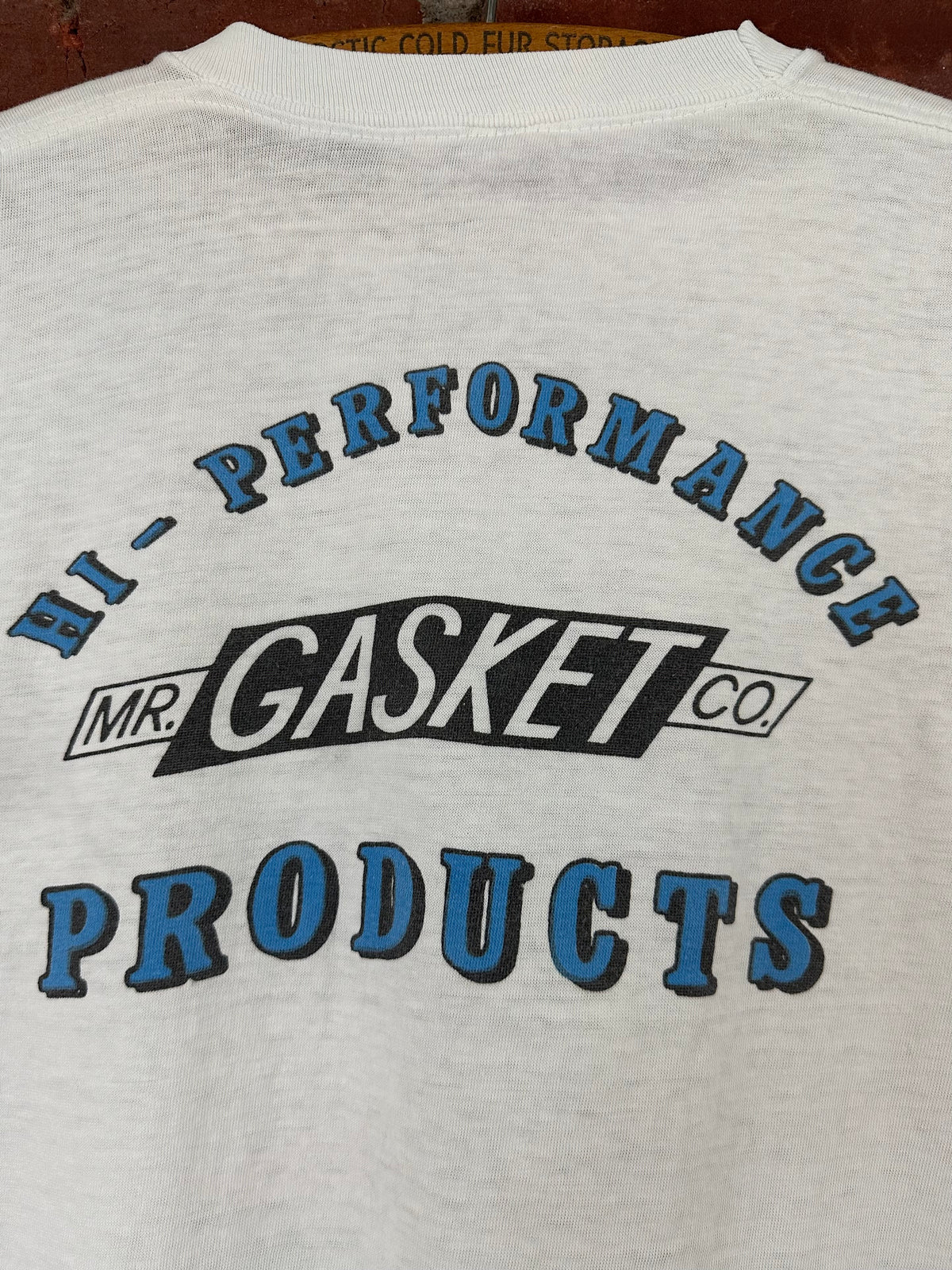 Vintage 60s 1960s MR. GASKET Hi-Performance Products T-Shirt Hot 