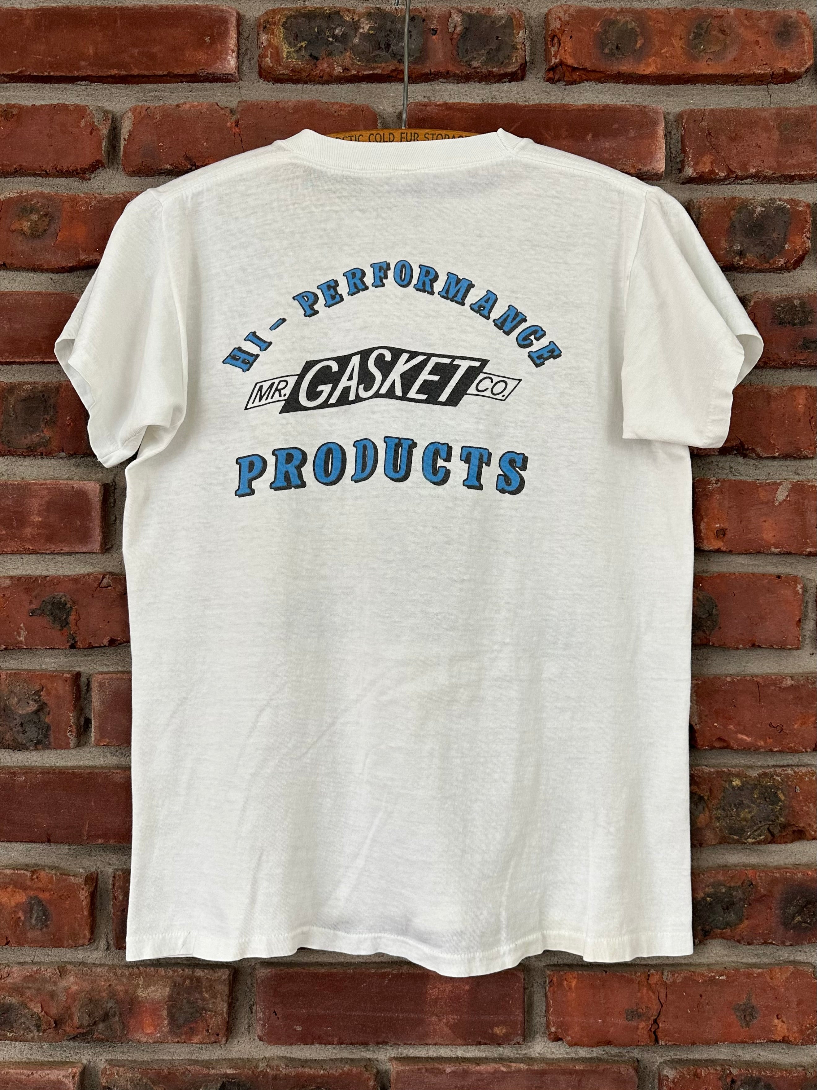 Vintage 60s 1960s MR. GASKET Hi-Performance Products T-Shirt Hot